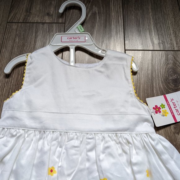 NWT Baby Girl (18M) - CARTER'S Floral Trim Dress Set - Picture 3 of 6